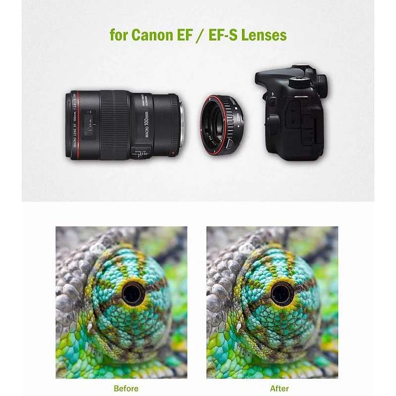 Zorbes WEIHE Auto Focus Macro Plastic Extension Tube for Canon EF S Lens- Zorbes WEIHE Auto Focus Macro Plastic Extension Tube for Canon EF S Lens-