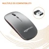 amazon basics 2.4GHz Wireless + Bluetooth 5.1 Mouse, Multi-Device Dual Mode Slim Rechargeable Silent Click Buttons Wireless Bluetooth Mouse, 3 Adjustable DPI amazon basics 2.4GHz Wireless + Bluetooth 5.1 Mouse, Multi-Device Dual Mode Slim Rechargeable Silent Click Buttons Wireless Bluetooth Mouse, 3 Adjustable DPI
