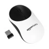 amazon basics Wireless Mouse | 2.4 Ghz with USB Nano Receiver | 1000 DPI Optical Tracking | Compatible with PC & Laptop (White & Black) amazon basics Wireless Mouse | 2.4 Ghz with USB Nano Receiver | 1000 DPI Optical Tracking | Compatible with PC & Laptop (White & Black)