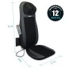 beatXP Deep Heal Cushion Shiatsu Massage Chair for Neck and Back with Deep Vibration Massager for Body Pain Relief at Home,Office Massager (Black) beatXP Deep Heal Cushion Shiatsu Massage Chair for Neck and Back with Deep Vibration Massager for Body Pain Relief at Home,Office Massager (Black)