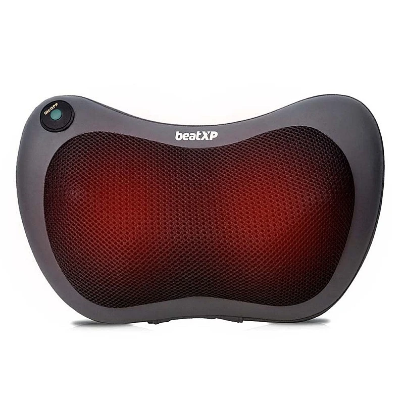 beatXP Deep Heal Pillow Shiatsu Infrared Heat Therapy Massager with 3 Mode Settings | Deep Tissue Massager for Shoulder, Neck and Back Pain Relief beatXP Deep Heal Pillow Shiatsu Infrared Heat Therapy Massager with 3 Mode Settings | Deep Tissue Massager for Shoulder, Neck and Back Pain Relief
