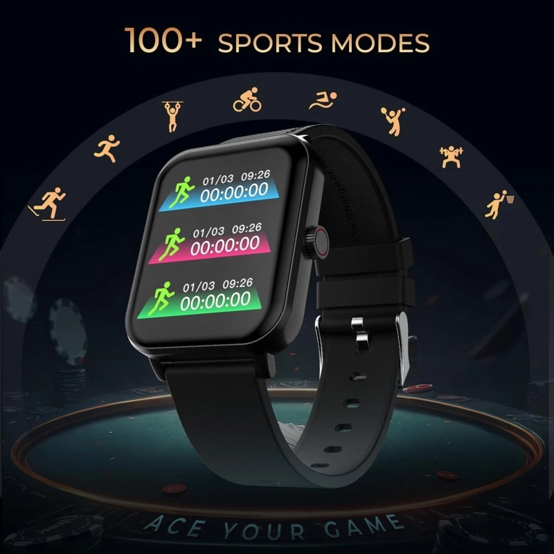 beatXP Marv Ace 1.85” HD Display Bluetooth Calling Smart Watch, Rotary Crown, 240 * 284px, 500 Nits, 60Hz Refresh Rate, 100+ Sports Modes (Black) beatXP Marv Ace 1.85” HD Display Bluetooth Calling Smart Watch, Rotary Crown, 240 * 284px, 500 Nits, 60Hz Refresh Rate, 100+ Sports Modes (Black)