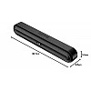 boAt Aavante Bar 490 10W Signature Sound, Dual Full-Range Drivers,7 HRS Battery, Built-in Mic,2.0 CH, TWS Feature,Multi Connect, Bluetooth Sound Bar, Soundbar Speaker (Classic Black) boAt Aavante Bar 490 10W Signature Sound, Dual Full-Range Drivers,7 HRS Battery, Built-in Mic,2.0 CH, TWS Feature,Multi Connect, Bluetooth Sound Bar, Soundbar Speaker (Classic Black)