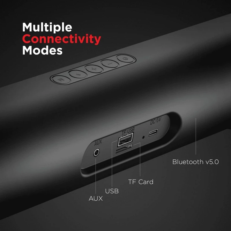 boAt Aavante Bar 558, 16W Stereo Sound, Dual EQ Modes, Multi-Compatibility, 4.5HRS Battery, Stylish Design, Master Remote Control, Bluetooth Sound Bar, Soundbar Speaker (Pitch Black) boAt Aavante Bar 558, 16W Stereo Sound, Dual EQ Modes, Multi-Compatibility, 4.5HRS Battery, Stylish Design, Master Remote Control, Bluetooth Sound Bar, Soundbar Speaker (Pitch Black)