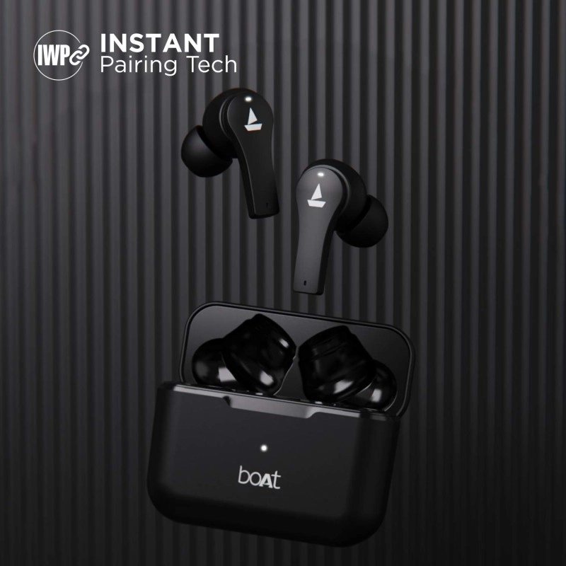 boAt Airdopes 101:  Bluetooth Truly Wireless Earbuds with Mic Active Black