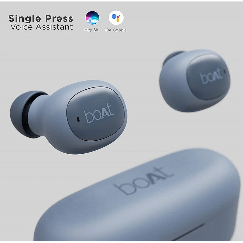 Boat Bluetooth 121v2 Truly Wireless in Ear Earbuds with Mic Midnight Blue Boat Bluetooth 121v2 Truly Wireless in Ear Earbuds with Mic Midnight Blue