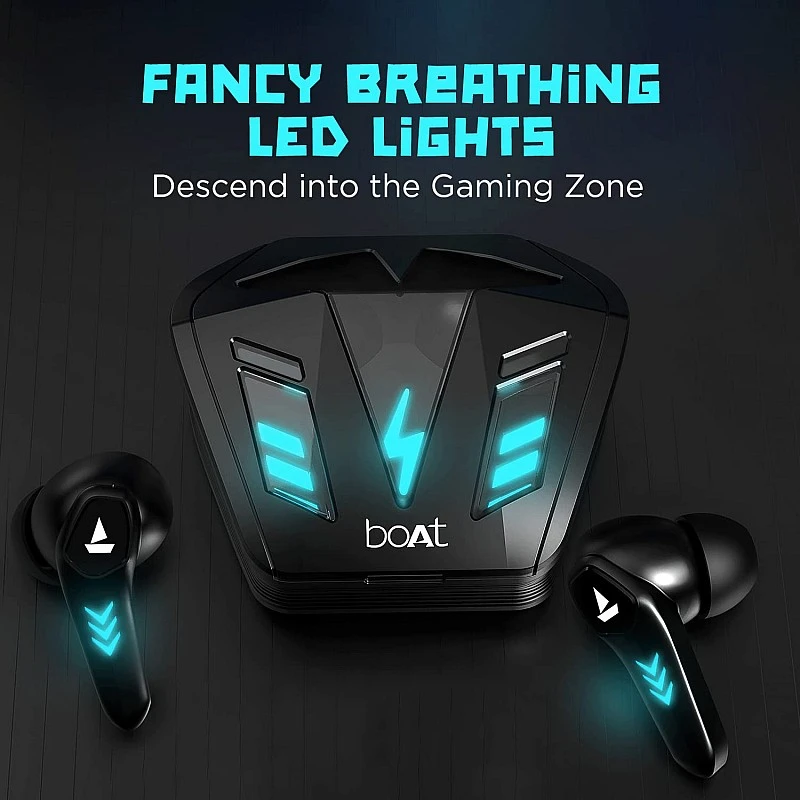 boAt Airdopes 190 True Wireless Earbuds for Gaming, 40H Playtime Black Sabre boAt Airdopes 190 True Wireless Earbuds for Gaming, 40H Playtime Black Sabre