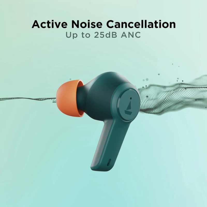 boAt Airdopes 413ANC True Wireless in Ear Earbuds with Hybrid ANC, 2 Mics boAt Airdopes 413ANC True Wireless in Ear Earbuds with Hybrid ANC, 2 Mics