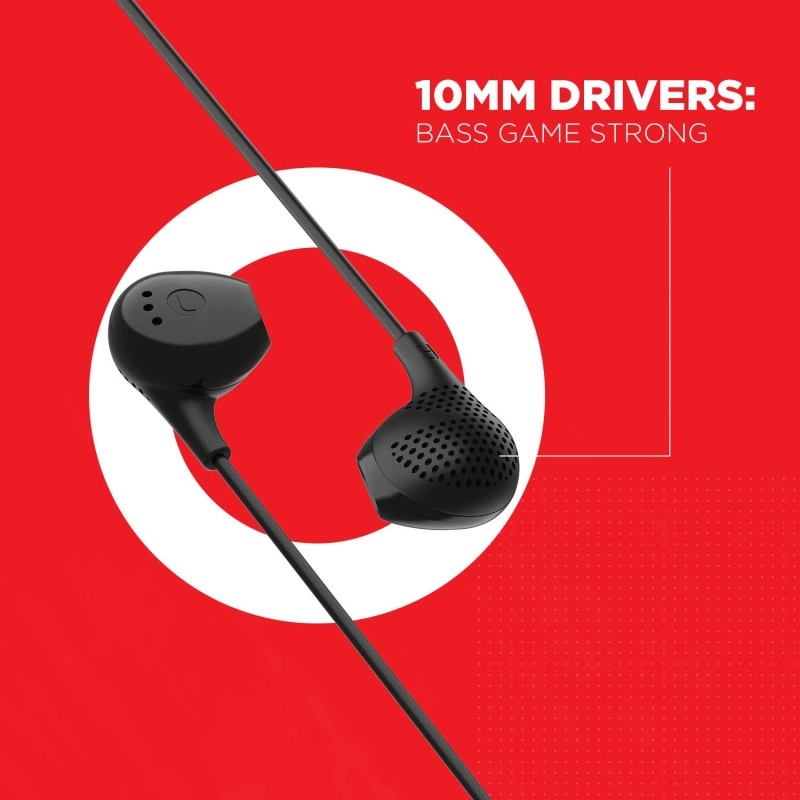 boAt Bassheads 104 in Ear Wired Earphones Black boAt Bassheads 104 in Ear Wired Earphones Black