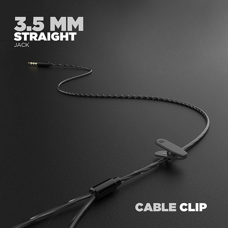 boAt Bassheads 242 in Ear Wired Earphones with Mic Active Black