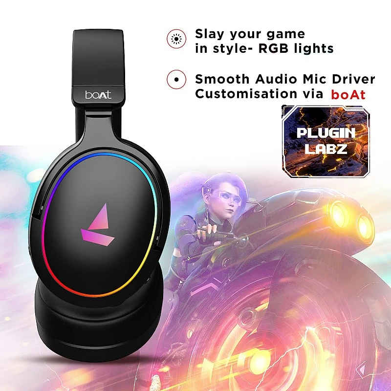 boAt Immortal IM 300 Over-Ear Wired Gaming Headphones boAt Immortal IM 300 Over-Ear Wired Gaming Headphones