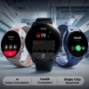 boAt Lunar Connect Plus Smart Watch with 1.43" AMOLED Display, 2.5D Display, Advanced Bluetooth Calling 100+, Always on Display, 100+ Watch Faces,Voice Assistant,IP68, HR & SpO2(Active Black)