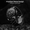 boAt Lunar Embrace w/Vibrant 1.51" (3.8 cm) AMOLED Display,Premium Metal Design, Functional Crown, 100+ Sports Mode, Animated Watch Faces, Built-in Games, Smart Watch for Men & Women(Steel Grey)