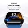 boAt Matrix Smart Watch with 1.65” AMOLED Display, Always On Mode, Slim Premium Design (Ocean Blue)