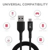 boAt Micro USB 150 Tangle-Free, Sturdy Micro USB Cable with 2A Fast Charging & 480mbps Data Transmission, 10000+ Bends Lifespan & Extended 1.5m Length Black