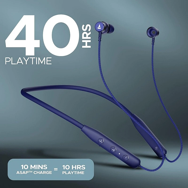 boAt Newly Launched Rockerz 110 Wireless Neckband with Up to 40 hrs Playtime, Dual Device Pairing, ENx Tech, BEAST Mode, ASAP Charging, BTv5.3,IPX5,Type-C Interface & Magnetic Power Buds(Active Black) boAt Newly Launched Rockerz 110 Wireless Neckband with Up to 40 hrs Playtime, Dual Device Pairing, ENx Tech, BEAST Mode, ASAP Charging, BTv5.3,IPX5,Type-C Interface & Magnetic Power Buds(Active Black)