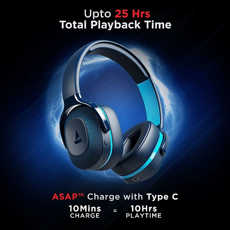 boAt Rockerz 425 Bluetooth Wireless Over Ear Headphones with Mic with Signature Sound, Beast Mode(Upto 65Ms Low Latency) for Gaming Enx Tech, ASAP Charge 25H Playtime V5.2, Dual Pairing (Oceana Blue) boAt Rockerz 425 Bluetooth Wireless Over Ear Headphones with Mic with Signature Sound, Beast Mode(Upto 65Ms Low Latency) for Gaming Enx Tech, ASAP Charge 25H Playtime V5.2, Dual Pairing (Oceana Blue)