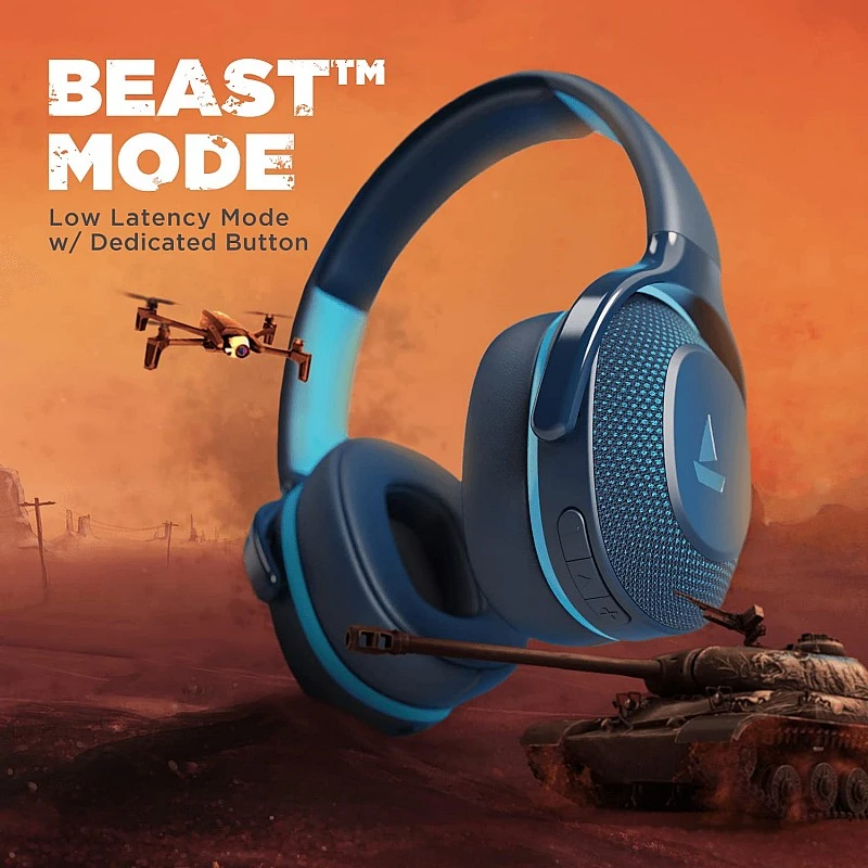 boAt Rockerz 425 Bluetooth Wireless Over Ear Headphones with Mic with Signature Sound, Beast Mode(Upto 65Ms Low Latency) for Gaming Enx Tech, ASAP Charge 25H Playtime V5.2, Dual Pairing (Oceana Blue) boAt Rockerz 425 Bluetooth Wireless Over Ear Headphones with Mic with Signature Sound, Beast Mode(Upto 65Ms Low Latency) for Gaming Enx Tech, ASAP Charge 25H Playtime V5.2, Dual Pairing (Oceana Blue)