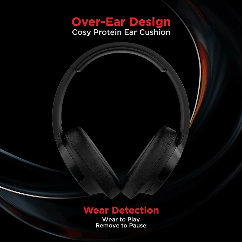 boAt Rockerz 660 Bluetooth Over-Ear Headphone with Mic(Active Black) boAt Rockerz 660 Bluetooth Over-Ear Headphone with Mic(Active Black)