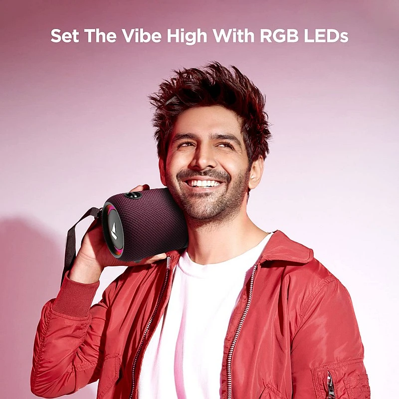 boAt Stone 1200 14W Bluetooth Speaker with Upto 9 Hours Battery, RGB LEDs, IPX7 and TWS Feature(Maroon) boAt Stone 1200 14W Bluetooth Speaker with Upto 9 Hours Battery, RGB LEDs, IPX7 and TWS Feature(Maroon)