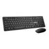 Frontech KB-0001 Wired Keyboard and Optical Wired Mouse Combo | USB Receiver | Black