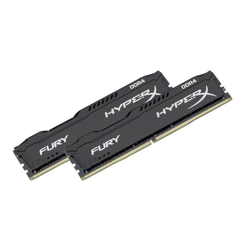HyperX Fury 2666MHz DDR4 Non-ECC CL15 DIMM 16 DDR4 2400 MT/s PC4-19200 Desktop Ram HyperX Fury 2666MHz DDR4 Non-ECC CL15 DIMM 16 DDR4 2400 MT/s PC4-19200 Desktop Ram