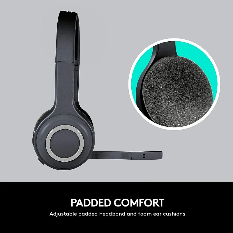 Logitech H600 Wireless Headset with USB receiver Black Logitech H600 Wireless Headset with USB receiver Black