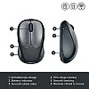 Logitech M235 Wireless Mouse, 2.4 GHz with USB Unifying Receiver, 1000 DPI Optical Tracking (Black/Grey) Logitech M235 Wireless Mouse, 2.4 GHz with USB Unifying Receiver, 1000 DPI Optical Tracking (Black/Grey)