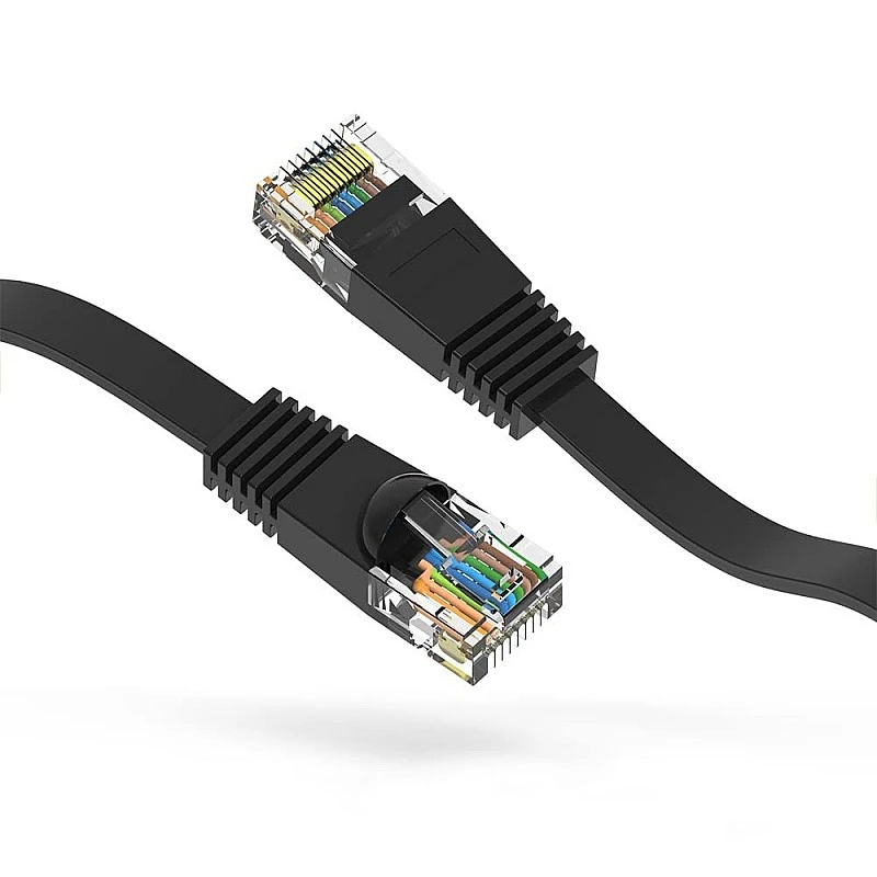 RJ45 Cat-6 Ethernet Patch/LAN Cable -3Feet (0.9Meters),Black- RJ45 Cat-6 Ethernet Patch/LAN Cable -3Feet (0.9Meters),Black-