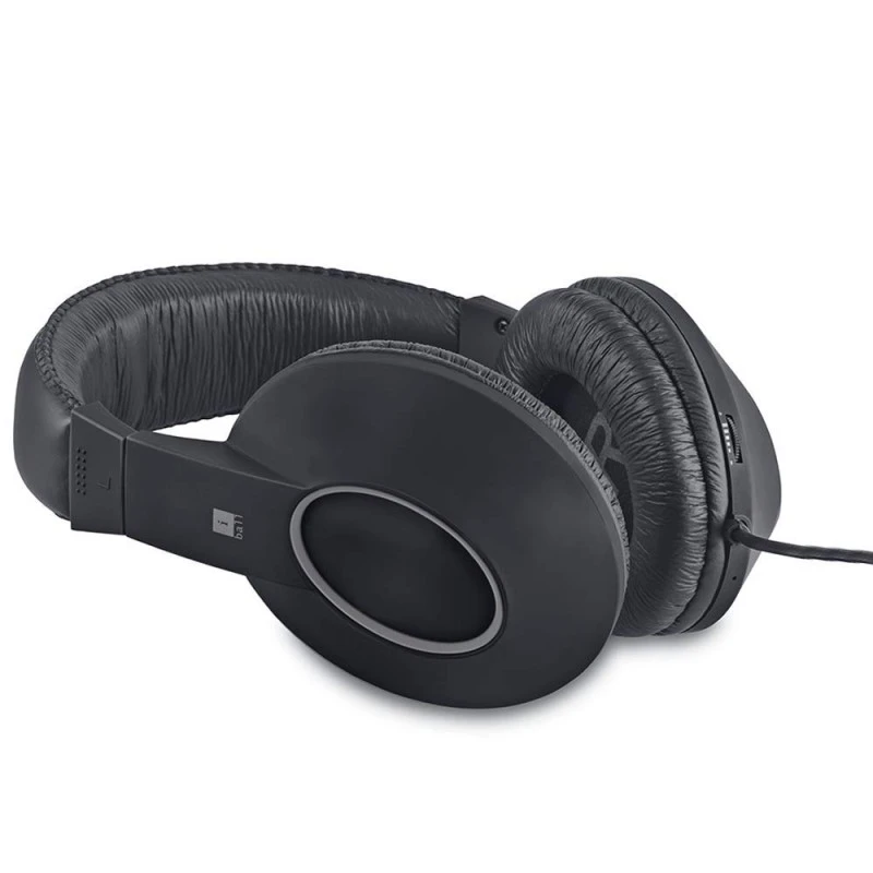iBall Earware Rock Wired Over The Ear Headphone with Mic (Black & Grey) iBall Earware Rock Wired Over The Ear Headphone with Mic (Black & Grey)