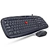 iBall Wintop Soft Key Keyboard and Mouse Combo with Water Resistant Design, Black- iBall Wintop Soft Key Keyboard and Mouse Combo with Water Resistant Design, Black-