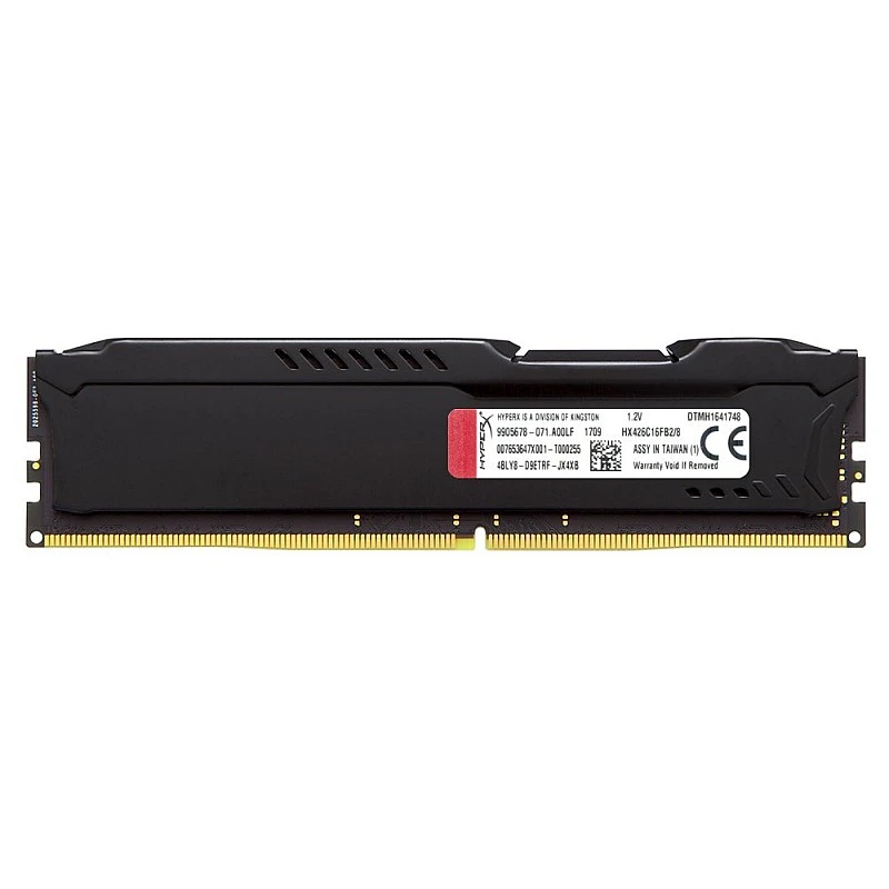 HyperX Fury Black 8GB 2666MHz DDR4 CL16 DIMM 1Rx8 (HX426C16FB2/8) HyperX Fury Black 8GB 2666MHz DDR4 CL16 DIMM 1Rx8 (HX426C16FB2/8)
