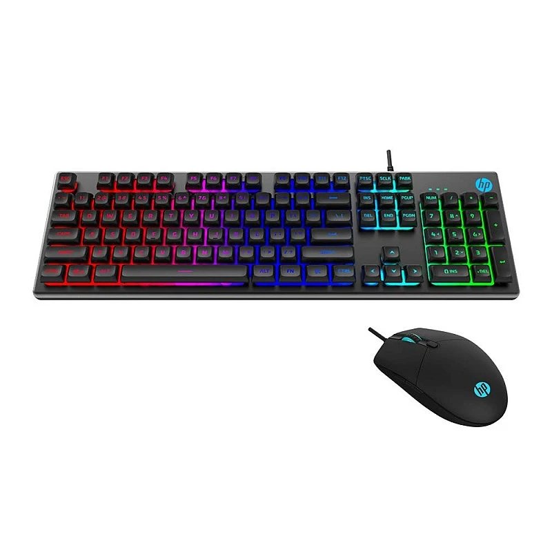 HP KM300F Wired Gaming Keyboard and Mouse Combo, Membrane Backlit, 26 Keys Anti-Ghosting, 3 LED Indicators and 3D 6K USB Mouse HP KM300F Wired Gaming Keyboard and Mouse Combo, Membrane Backlit, 26 Keys Anti-Ghosting, 3 LED Indicators and 3D 6K USB Mouse