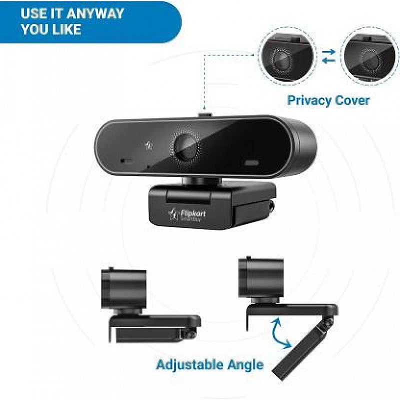 Flipkart SmartBuy CH-0221 Webcam (Black) Flipkart SmartBuy CH-0221 Webcam (Black)