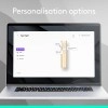 logitech Spotlight Wireless Presentation Remote, 2.4 Ghz and Bluetooth, USB-Receiver, Digital Laser Pointer, 30-Meter Operating Range, Dual Connectivity for Timer PC/Mac/Android/iOS - Gold