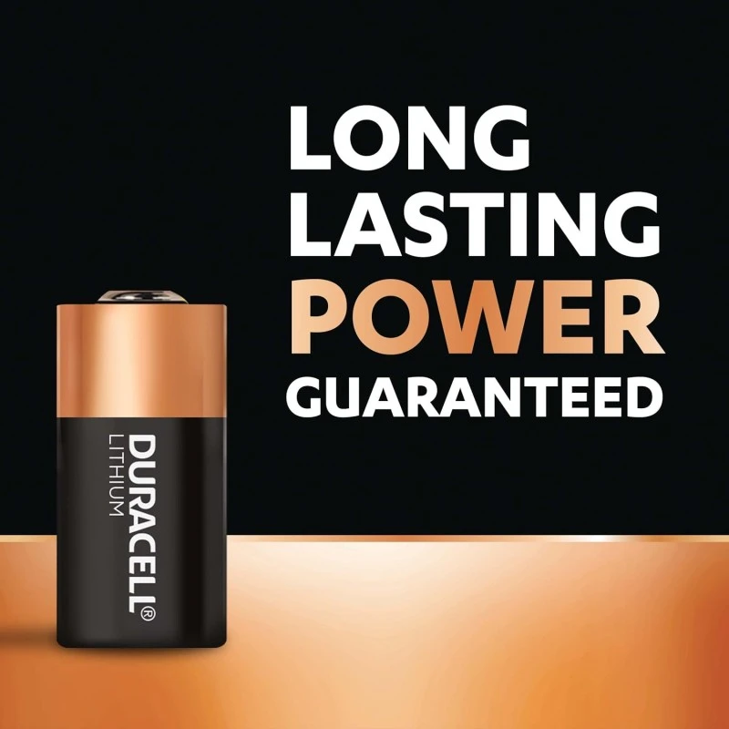 Duracell High Power Lithium 123 Battery 3V, pack of 1 (CR123 / CR123A / CR17345) suitable for use in sensors, keyless locks, photo flash and flashlights Duracell High Power Lithium 123 Battery 3V, pack of 1 (CR123 / CR123A / CR17345) suitable for use in sensors, keyless locks, photo flash and flashlights