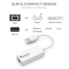 Quantum QHM8106 USB to RJ45 Ethernet LAN Adapter (White) Quantum QHM8106 USB to RJ45 Ethernet LAN Adapter (White)