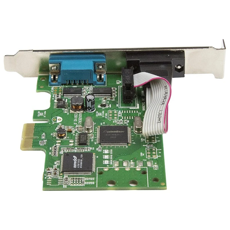 StarTech.com PCI Express Serial Card – 2 Port – Dual Channel 16C1050 UART – Serial Port PCI Card – Serial Expansion Card StarTech.com PCI Express Serial Card – 2 Port – Dual Channel 16C1050 UART – Serial Port PCI Card – Serial Expansion Card