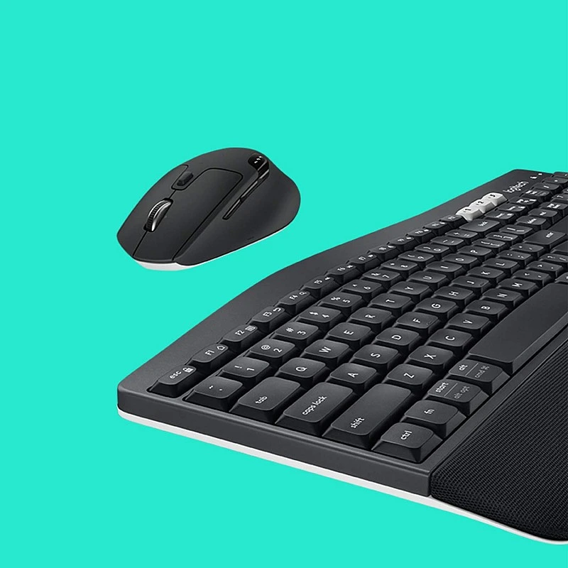 Logitech MK850 Multi-Device Wireless Keyboard and Mouse Set, 2.4GHz Wireless & Bluetooth, Curved Keyframe , 12 Programmable Keys, 3-Year Battery Life, PC/Mac Logitech MK850 Multi-Device Wireless Keyboard and Mouse Set, 2.4GHz Wireless & Bluetooth, Curved Keyframe , 12 Programmable Keys, 3-Year Battery Life, PC/Mac