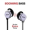 Mivi Thunder Beats Wireless Bluetooth Earphones with Stereo Sound and Hands-Free Mic (Gun Metal)- Mivi Thunder Beats Wireless Bluetooth Earphones with Stereo Sound and Hands-Free Mic (Gun Metal)-