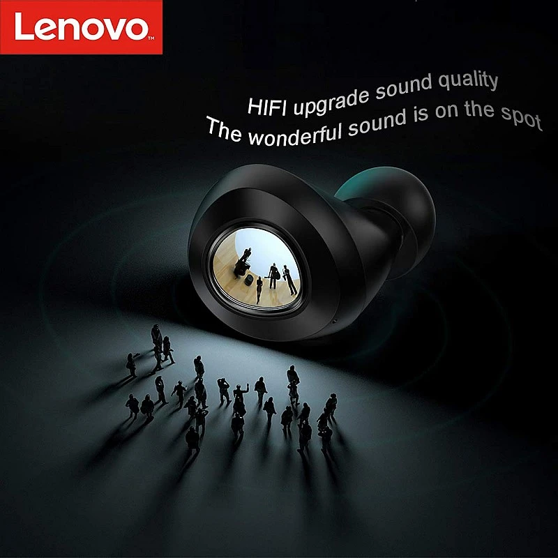 Lenovo HT10 True Wireless Earbuds Earphones Headphones (Bluetooth V5.0) (Black) Lenovo HT10 True Wireless Earbuds Earphones Headphones (Bluetooth V5.0) (Black)