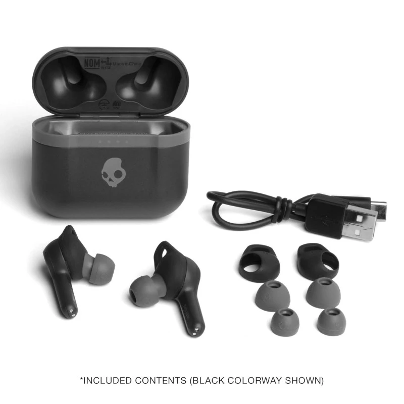 Skullcandy Indy Evo Truly Wireless Bluetooth in Ear Earbuds with Mic (Black)- Skullcandy Indy Evo Truly Wireless Bluetooth in Ear Earbuds with Mic (Black)-