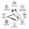 Matlek Fast Charging Bluetooth Earphone Wireless Headphone Neckband Sweat Proof Matlek Fast Charging Bluetooth Earphone Wireless Headphone Neckband Sweat Proof