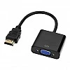 Tizum HDMI to VGA Gold Plated High-Speed 1080P Adapter/Connector/Converter Cable (Male to Female) for Media Players Tizum HDMI to VGA Gold Plated High-Speed 1080P Adapter/Connector/Converter Cable (Male to Female) for Media Players