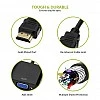 Tizum HDMI to VGA Gold Plated High-Speed 1080P Adapter/Connector/Converter Cable (Male to Female) for Media Players Tizum HDMI to VGA Gold Plated High-Speed 1080P Adapter/Connector/Converter Cable (Male to Female) for Media Players