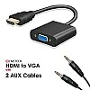 Live Tech HDMI to VGA with 1PC Audio Cable - (Black) Live Tech HDMI to VGA with 1PC Audio Cable - (Black)