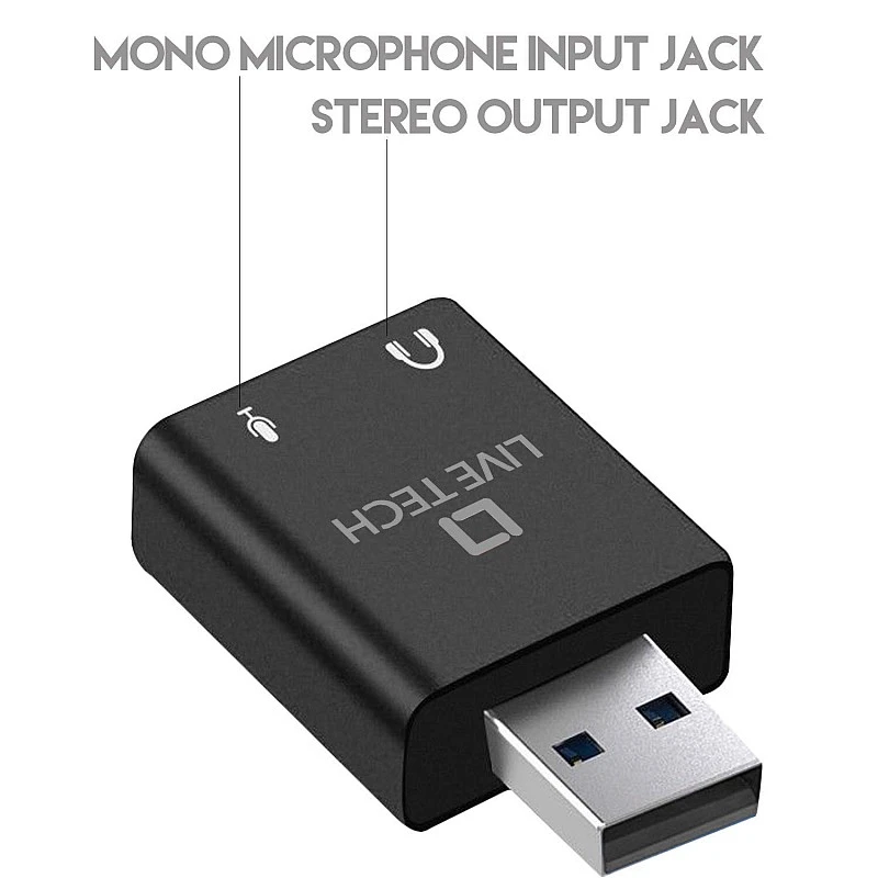 Live Tech Champ USB Sound Card HiFi Magic Voice 7.1CH Live Tech Champ USB Sound Card HiFi Magic Voice 7.1CH