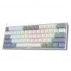Redragon K617 Fizz 60% Wired RGB Gaming Keyboard, 61 Keys Compact Mechanical Keyboard w/White and Grey Color Keycaps Redragon K617 Fizz 60% Wired RGB Gaming Keyboard, 61 Keys Compact Mechanical Keyboard w/White and Grey Color Keycaps