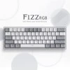 Redragon K617 Fizz 60% Wired RGB Gaming Keyboard, 61 Keys Compact Mechanical Keyboard w/White and Grey Color Keycaps Redragon K617 Fizz 60% Wired RGB Gaming Keyboard, 61 Keys Compact Mechanical Keyboard w/White and Grey Color Keycaps