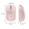 Logitech M221 Wireless Mouse, Silent Buttons, 2.4 GHz - Rose Logitech M221 Wireless Mouse, Silent Buttons, 2.4 GHz - Rose